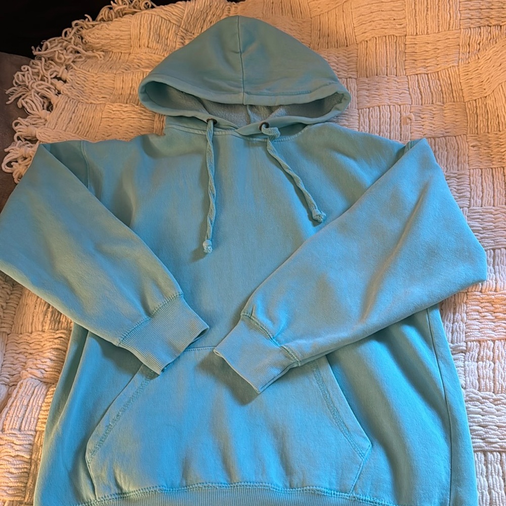 ocean drive aqua color hoodie